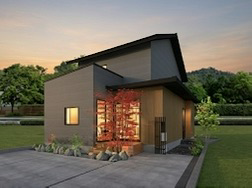 沼津32坪2階建て4人家族の家外観