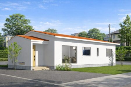 【見学会】3/7(土)~3/22(日) 富士吉田市|HIBIKI Premium 平屋の家「塗り壁×オレンジ屋根の家」