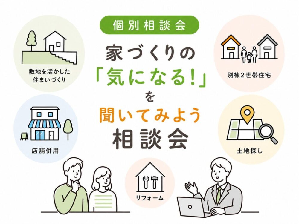 【相談会】家づくりの「気になる！」を聞いてみよう相談会〈沼津支店〉