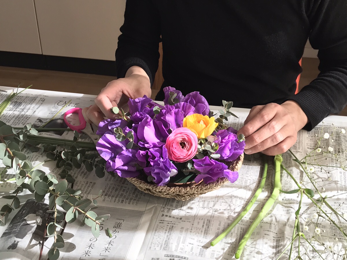 今週のLivingDコラム「父の日アレンジメントワークショップ」