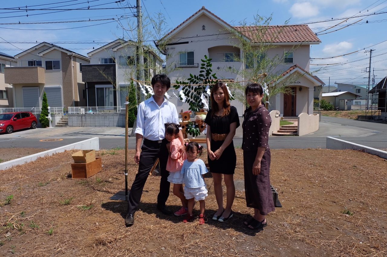 祝 地鎮祭＆着工式【沼津市I様】