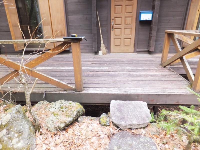 ウッドデッキ設置