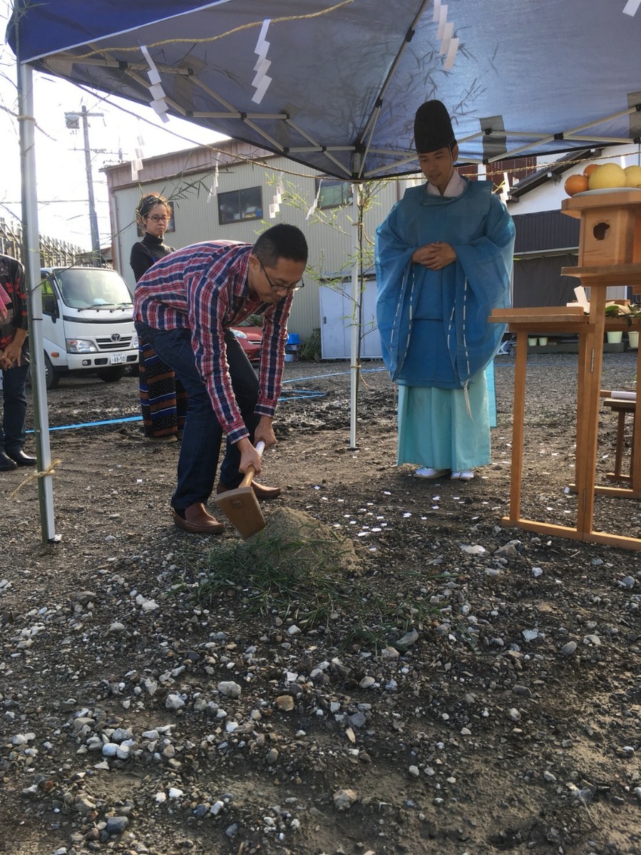 祝・地鎮祭　【富士市U様】