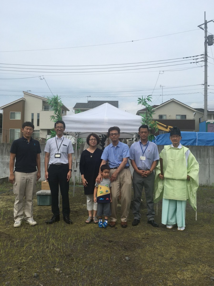祝・地鎮祭　【富士宮市K様】