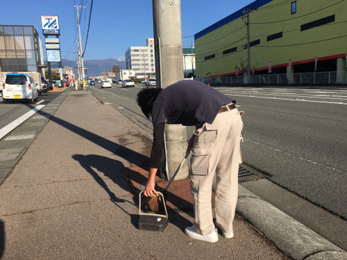 ぐるめ街道の清掃活動【沼津支店】