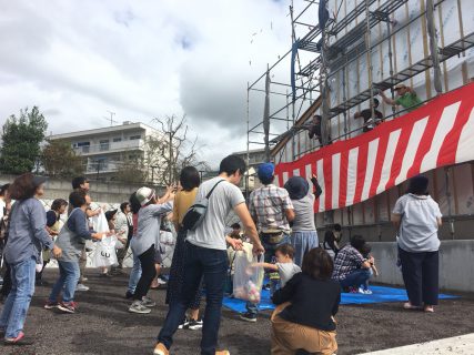 富士見台分譲地でもちなげ開催しました。【HIBIKI富士店】