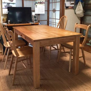 飛騨産業 Northern Forestのダイニングセット納品しました！