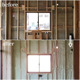 【断熱効果】壁の中もリノベーション！