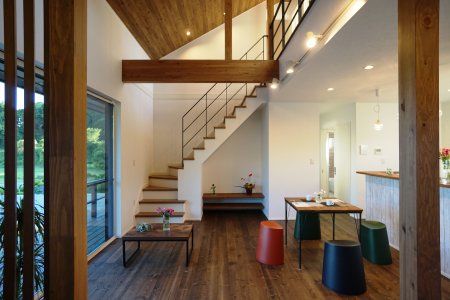 LDKにこだわりの吹き抜けがある家   7選