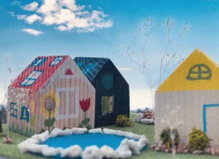 みんなで木にお家を描こう！