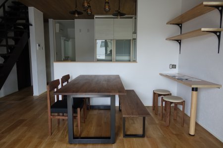 マスターウォールの家具で揃えたかっこいい空間