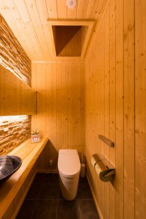 こだわりぬいたトイレ空間。