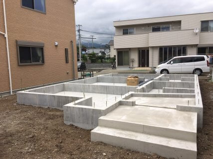 沼津市東椎路 O様邸 基礎工事完了