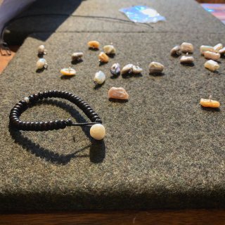 EBONY×Perl 「黒檀(コクタン)とパールのブレスレット作り」ワークショップ開催中！