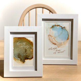 今週のLivingDコラム「アルコールインクアート」