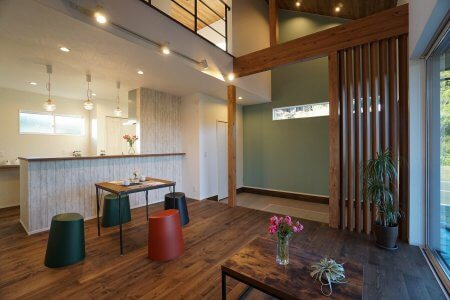 HIBIKI 『玄関土間とつながるリビング』