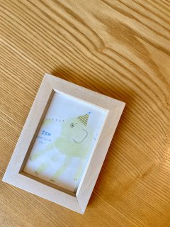 ちびっこには手形アートも…！