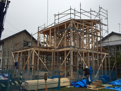 藤枝工事事例【N様邸 上棟】