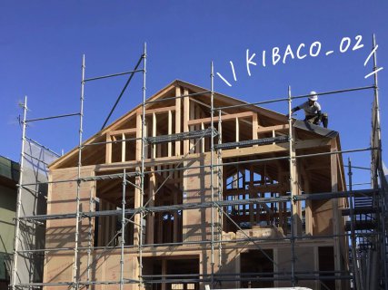 KIBACO_02、上棟しました！