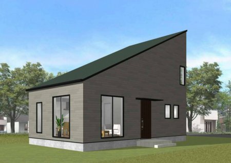 KIBACO　L1見学会　コンパクトな片流れの家【富士支店】