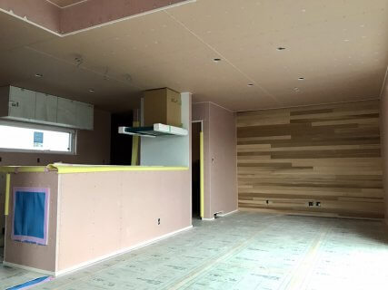 焼津市石津 完成見学会　リビングにウエスタンレッドシダー施工しました！【藤枝支店】