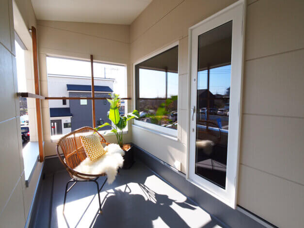 「こんな使い方もいいね。」インナーバルコニー