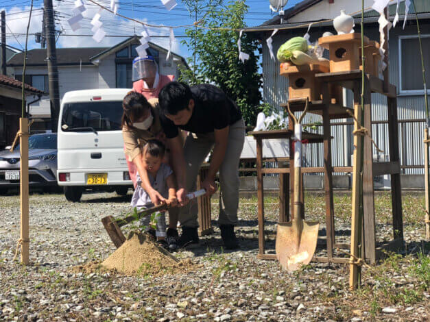 祝・地鎮祭【伊豆の国市・U様邸】