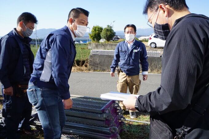 足場が組まれました！＜倉庫のリノベーション＞