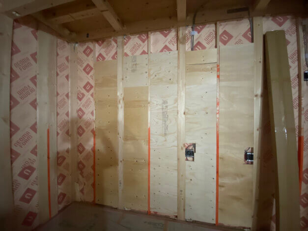 富士市森島分譲地KIBACO新モデルハウス完成まで「壁施工🏠」