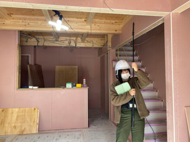 富士市森島分譲地KIBACO新モデルハウス完成まで「階段ができていました🏠」