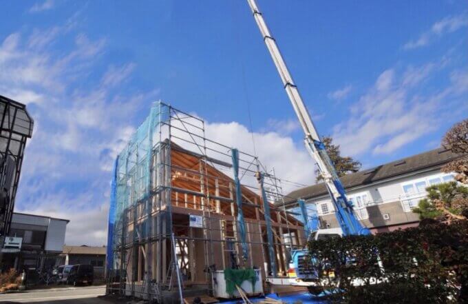 本日、御殿場市にてK様邸上棟しました！