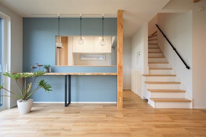 『防火区画』をデザインに取り入れた家