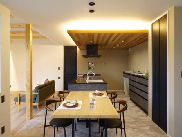 キッチンに間接照明を