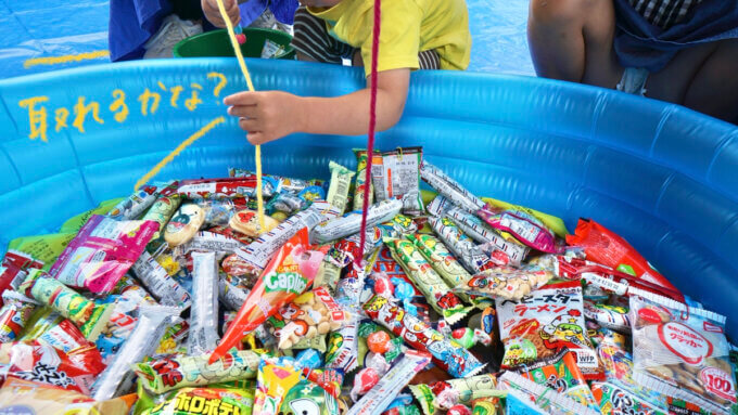 お菓子を釣って、うちわを作って🌻/SUMMER FESTA 2022②