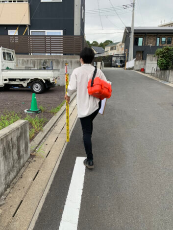 測量に行ってきました🚗