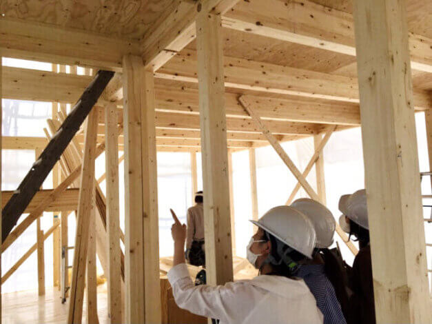 完成後では見えない「建物構造の内部見学会」開催します。