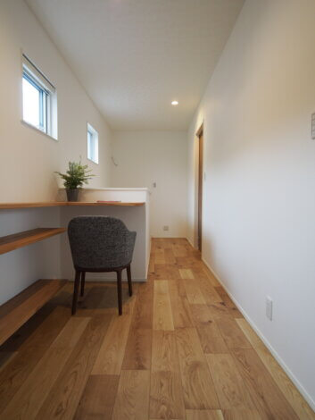 山梨県富士吉田市　完成見学会イベント情報　～廊下のデッドスペースを有効活用した間取り～