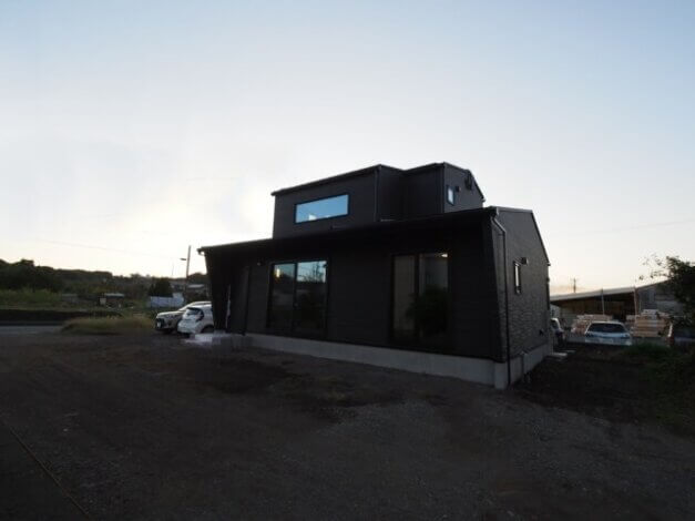 お引渡し間近のお家。施工写真