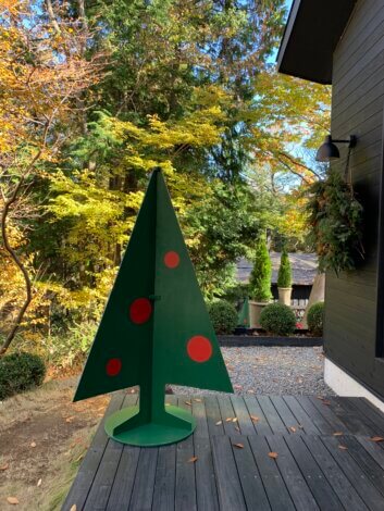 ニコライバーグマン箱根のクリスマスディスプレイ【山本ブログ】