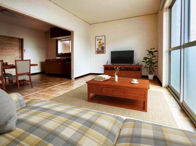 賃貸アパート『富士市伝法　２LDK』インターネット使用無料です。