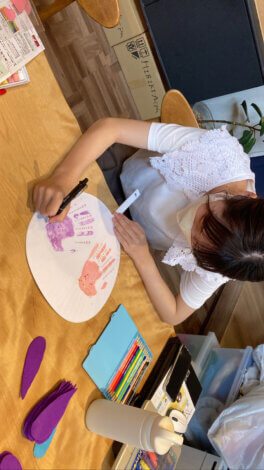 【うちわづくり！】イベントワークショップ準備をしました😊