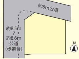 ★富士見台5丁目　桜並木沿いの広い土地　住環境が魅力の街★