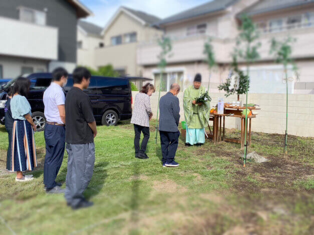 T様邸地鎮祭とおめでたい鯛めし