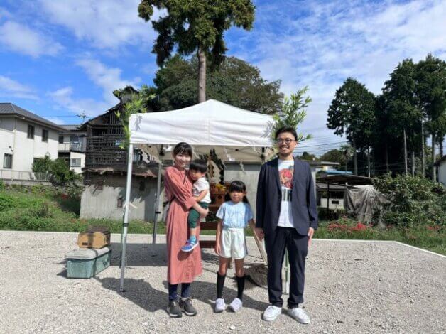 祝・地鎮祭【裾野市Y様邸】