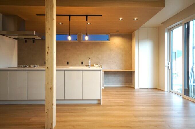 フルフラット『対面収納』キッチンの或る暮らし