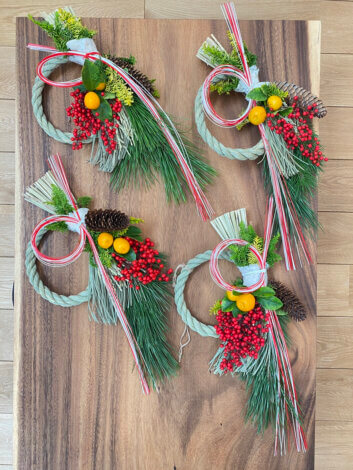 沼津モデルハウスにて「お正月飾り作り」を開催しました＊