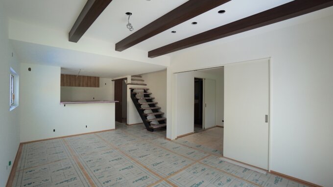 着工中 　KIBACO01-E12のお家　クロス工は一種類にしました【山本ブログ】