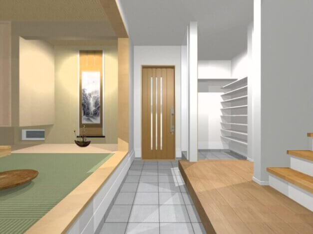 おもてなし小上がり和室のあるお家