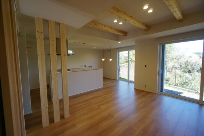 広いリビングで過ごしたい夢が叶ったお家