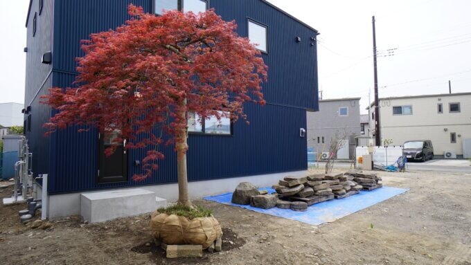 KIBAKO01-E12　4/22～5/5予約制完成見学会のお家　家族の成長と植栽【山本ブログ】